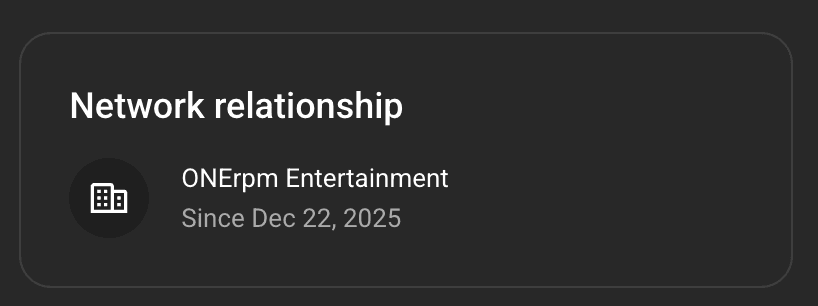 ONErpm Entertainment Network Partner